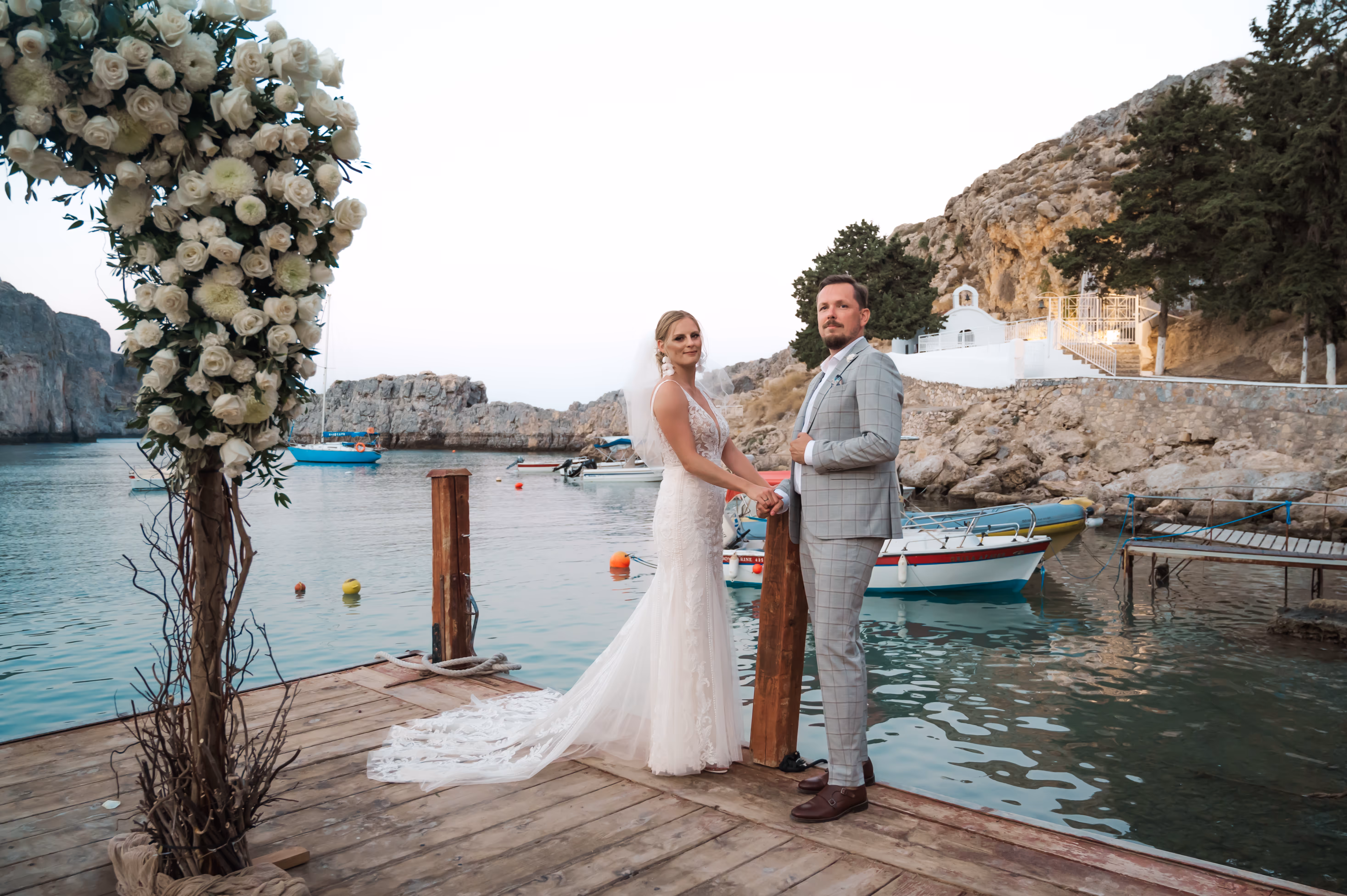 Rodos Taras widokow w Lindos