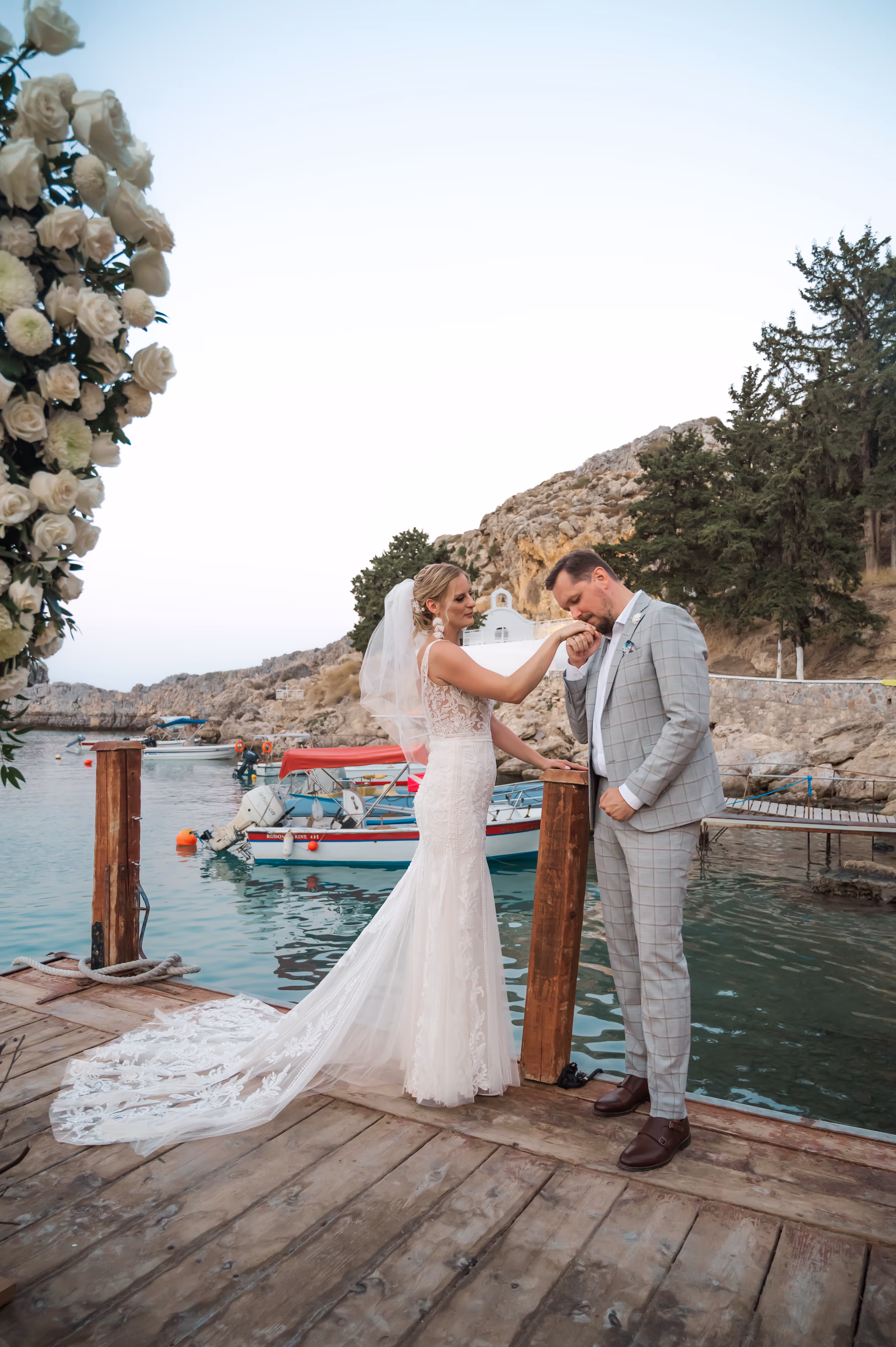 Rodos Taras widokow w Lindos