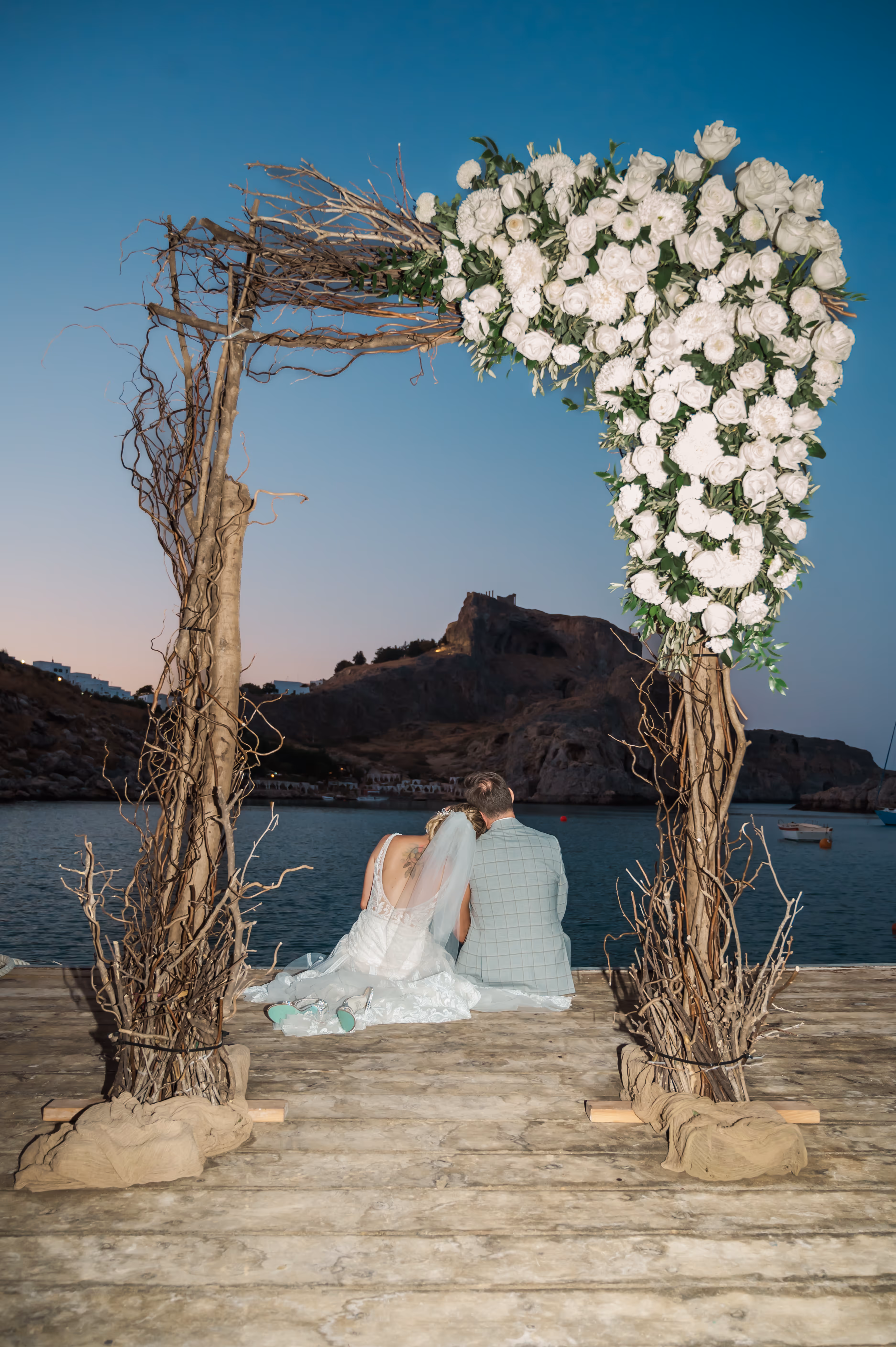 Rodos Taras widokow w Lindos