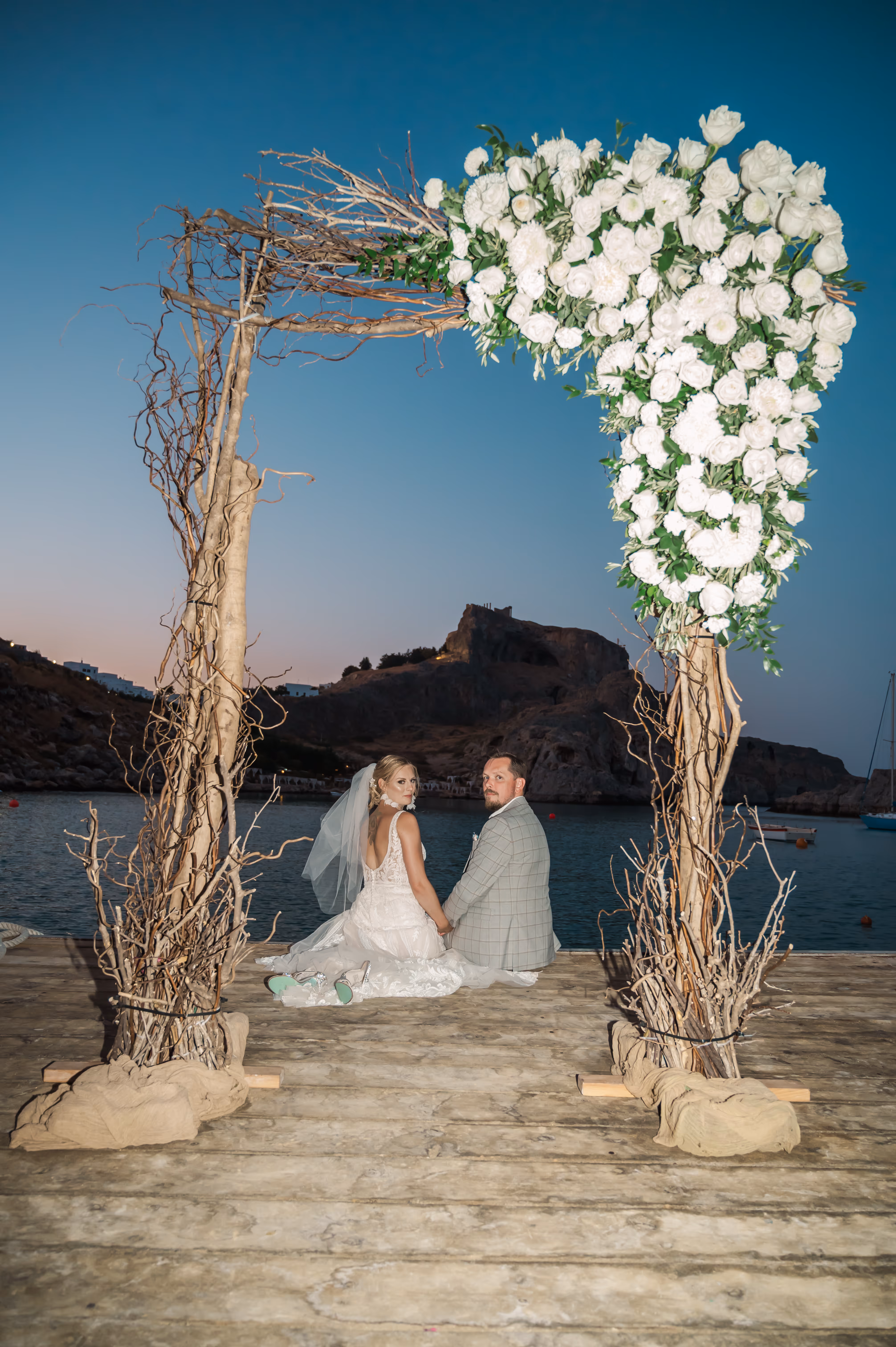 Rodos Taras widokow w Lindos