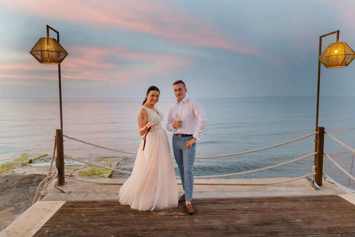 Zakynthos Taras widokowy lub ogród