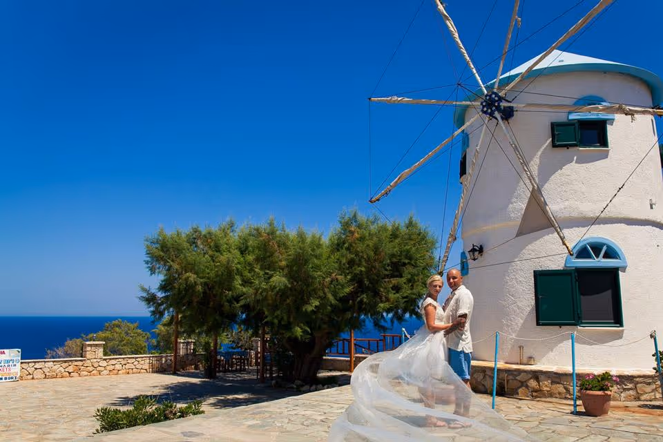 Zakynthos Taras widokowy lub ogród
