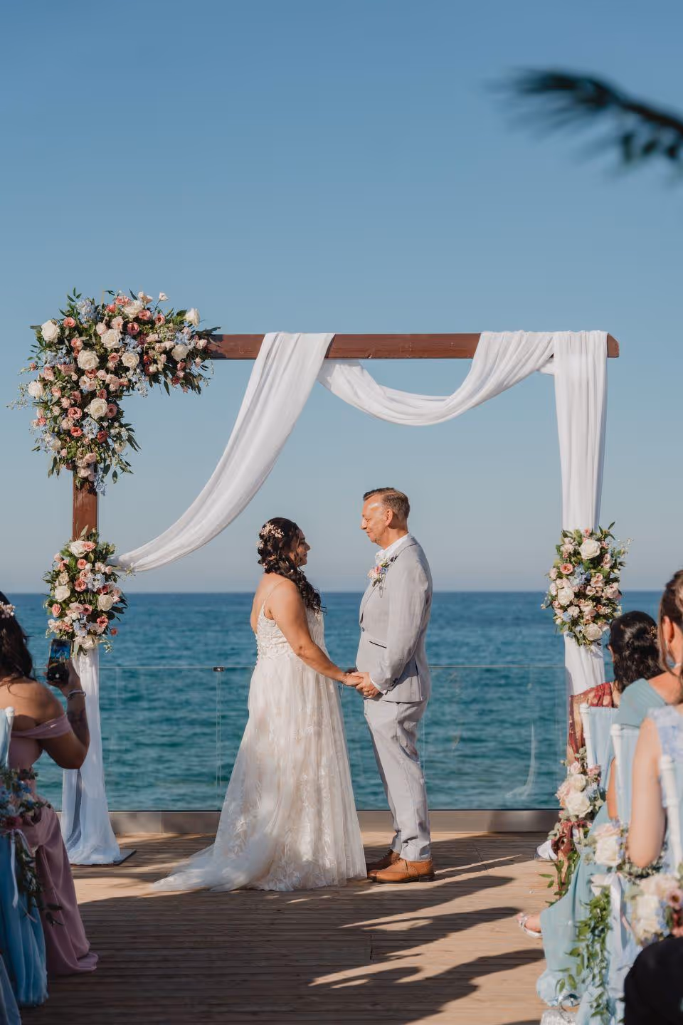 Kreta Taras z widokiem na morze – ceremonia i przyjęcie w jednym miejscu