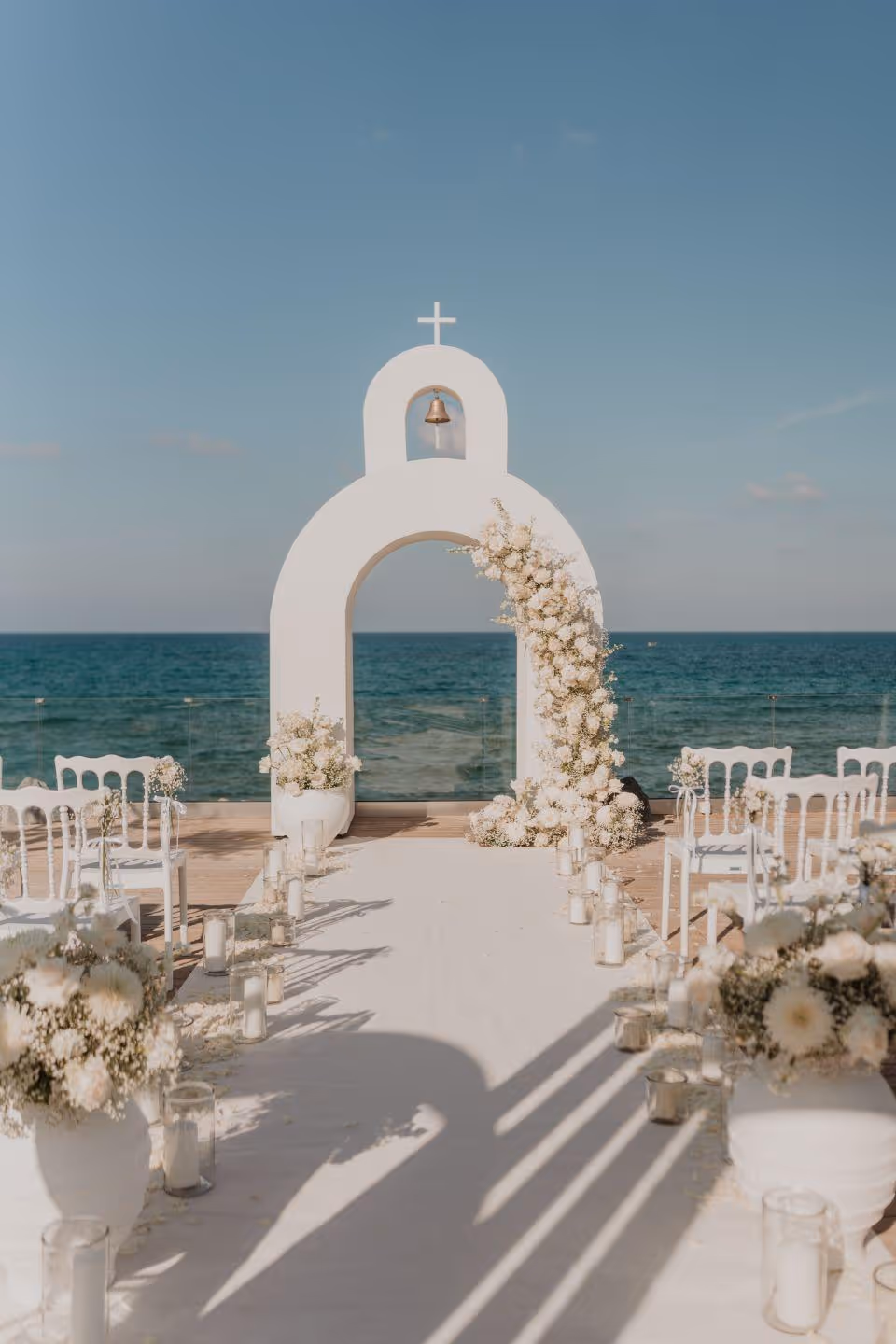 Kreta Taras z widokiem na morze – ceremonia i przyjęcie w jednym miejscu