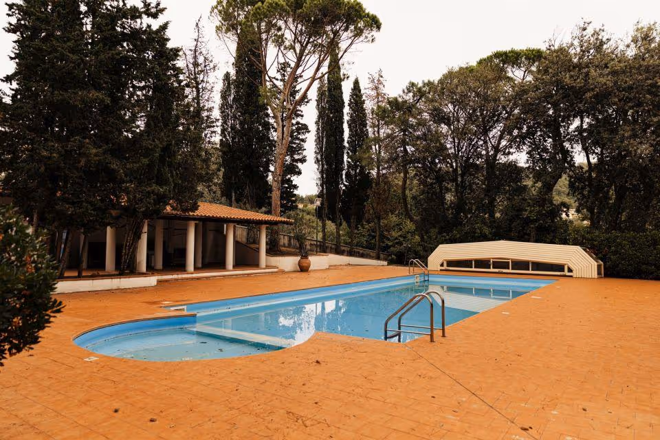 Toskania Ślub cywilny w ogrodzie willi