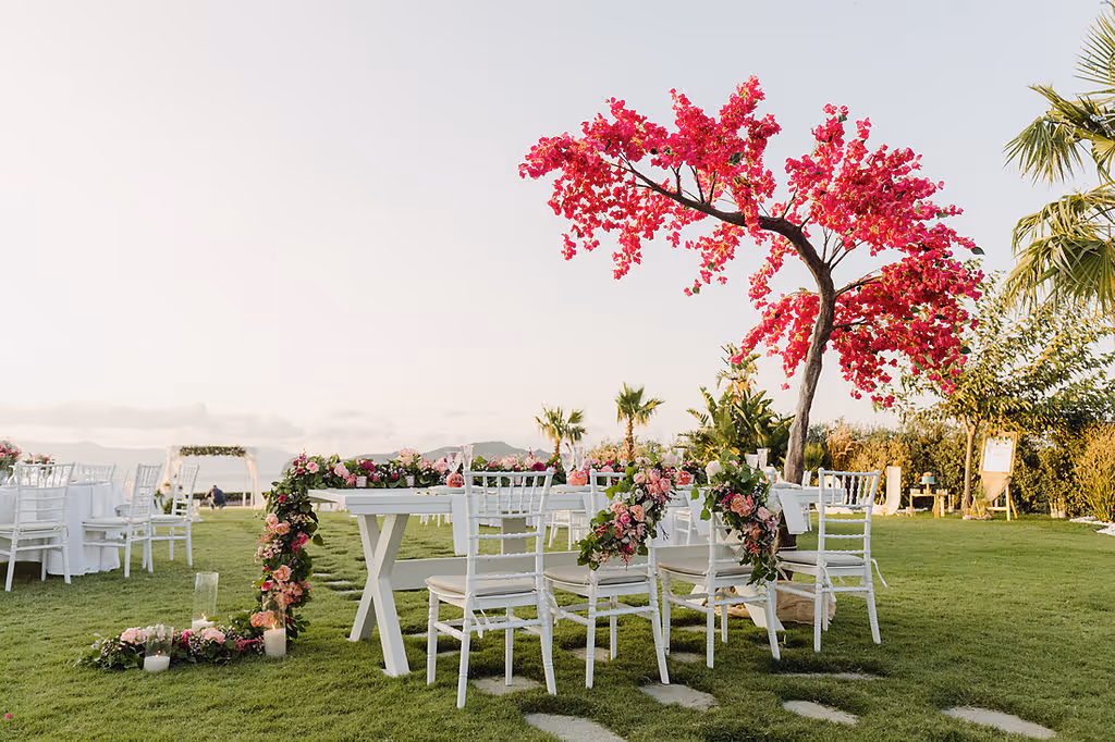 Kreta Ślub w ogrodzie z widokiem na morze
