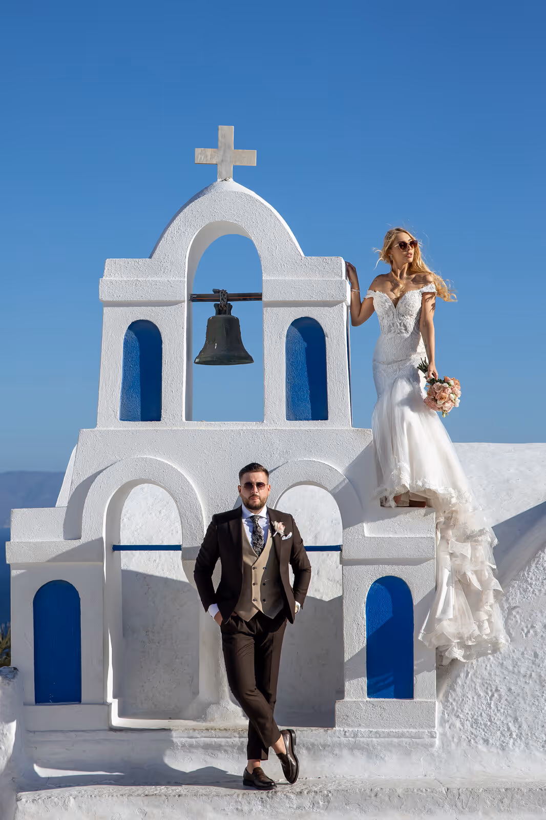 Ślub w Grecji. Santorini. Taras nr. 9. Zdjęcie nr. 112