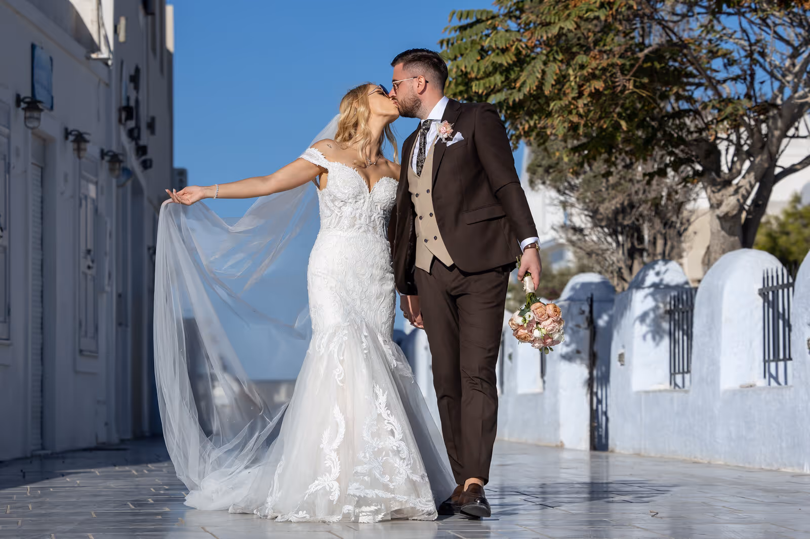 Ślub w Grecji. Santorini. Taras nr. 9. Zdjęcie nr. 115