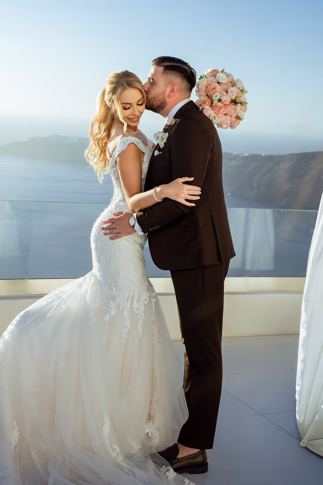 Ślub w Grecji. Santorini. Taras nr. 9. Zdjęcie nr. 21