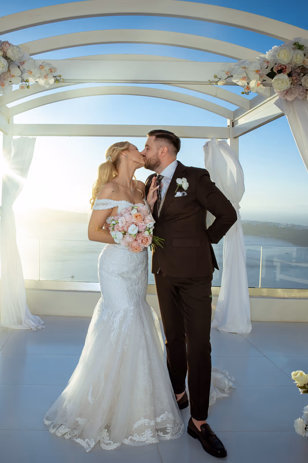 Ślub w Grecji. Santorini. Taras nr. 9. Zdjęcie nr. 39