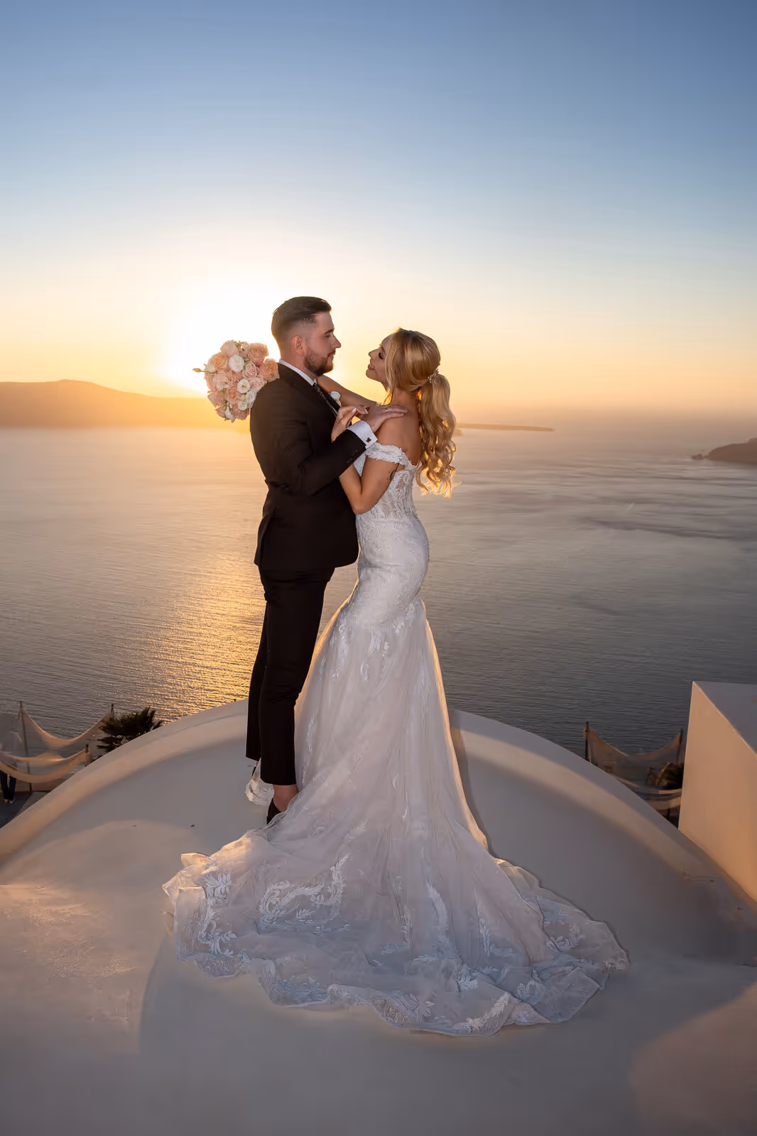 Ślub w Grecji. Santorini. Taras nr. 9. Zdjęcie nr. 44