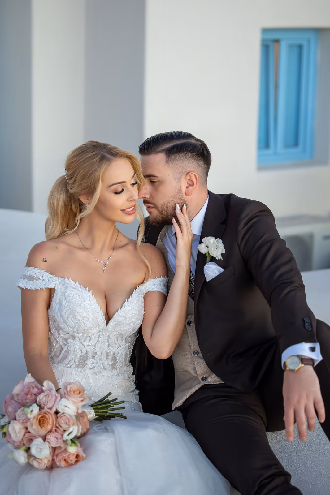 Ślub w Grecji. Santorini. Taras nr. 9. Zdjęcie nr. 53