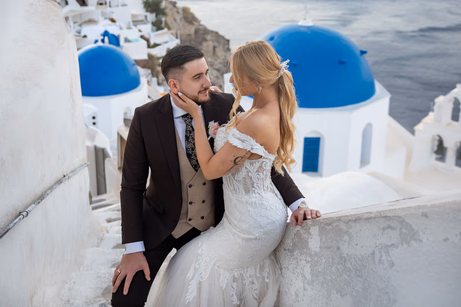Ślub w Grecji. Santorini. Taras nr. 9. Zdjęcie nr. 71