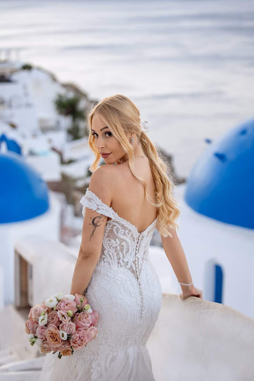 Ślub w Grecji. Santorini. Taras nr. 9. Zdjęcie nr. 72