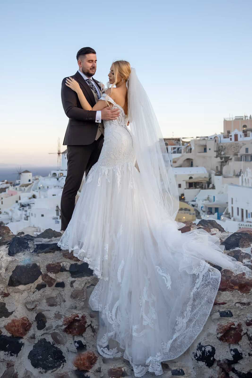 Ślub w Grecji. Santorini. Taras nr. 9. Zdjęcie nr. 77