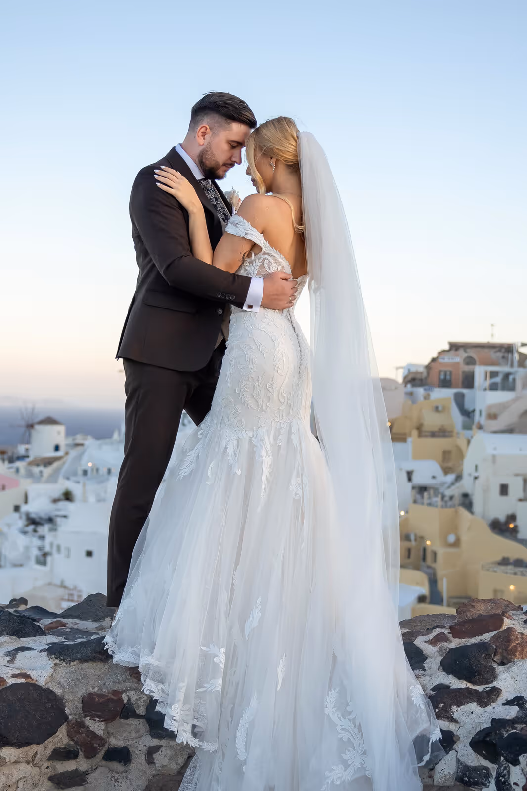 Ślub w Grecji. Santorini. Taras nr. 9. Zdjęcie nr. 78