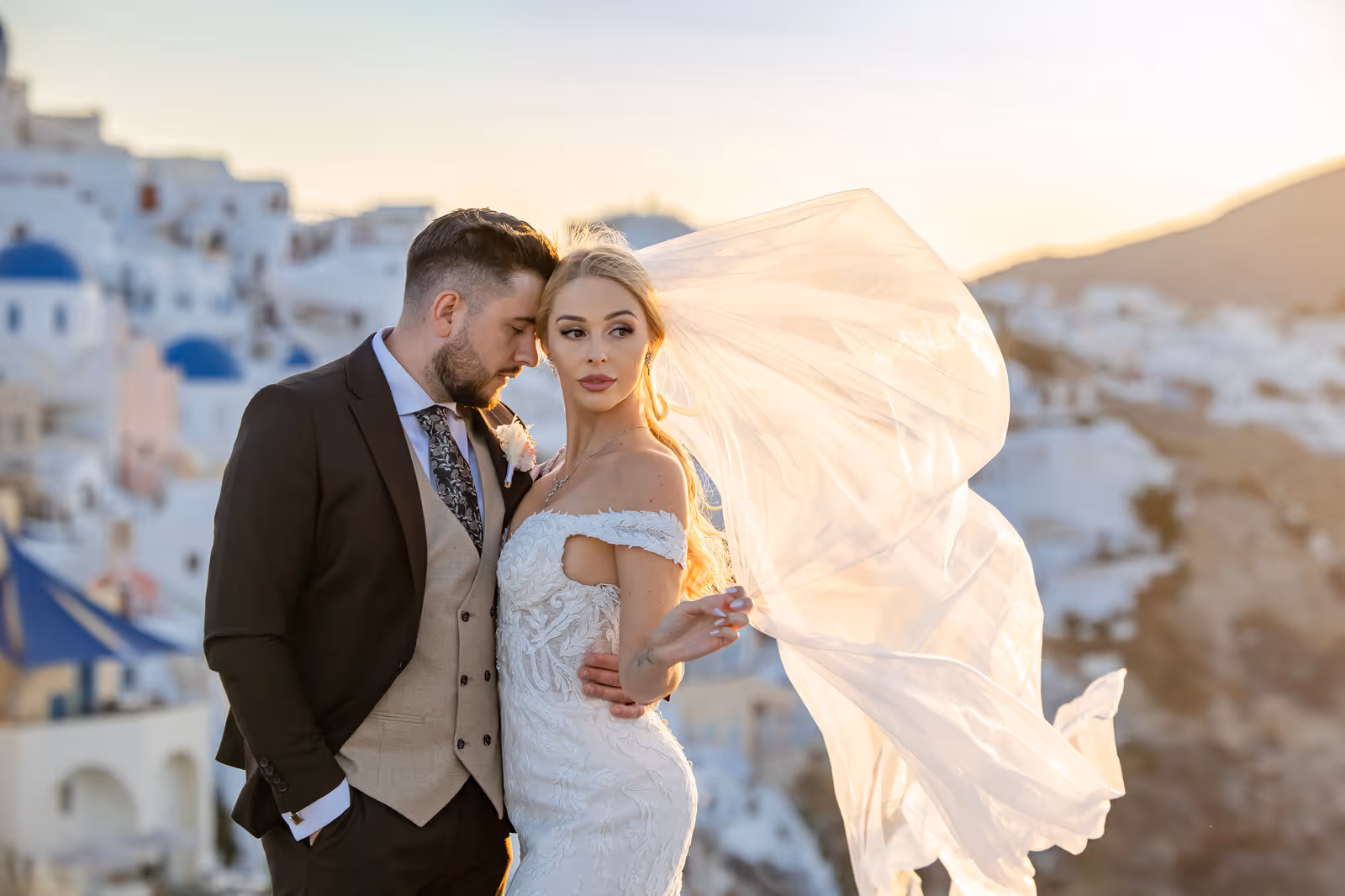 Ślub w Grecji. Santorini. Taras nr. 9. Zdjęcie nr. 83