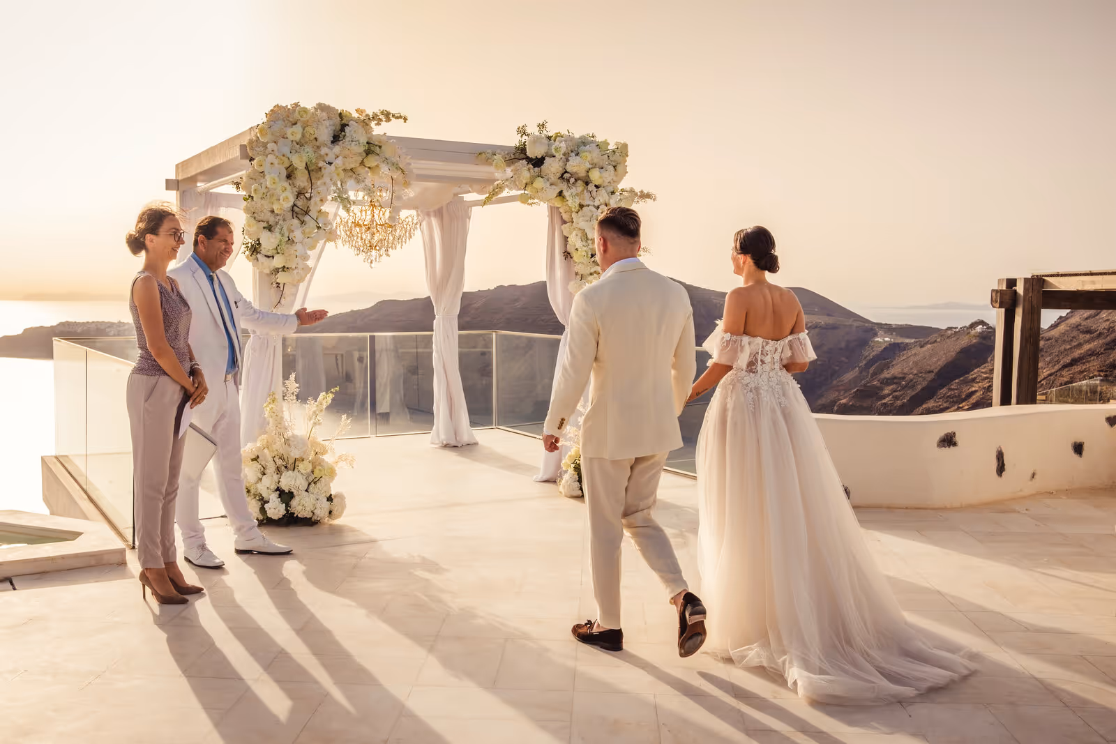 Ślub w Grecji. Santorini. Taras nr. 11. Zdjęcie nr. 18