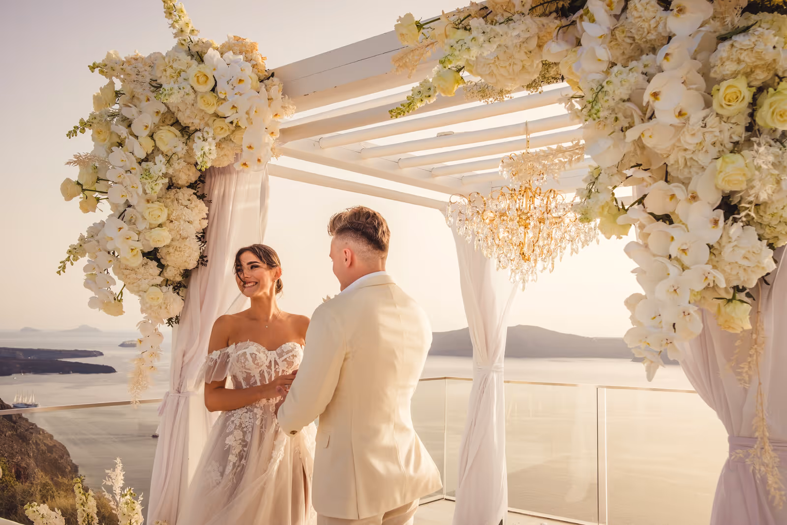 Ślub w Grecji. Santorini. Taras nr. 11. Zdjęcie nr. 22