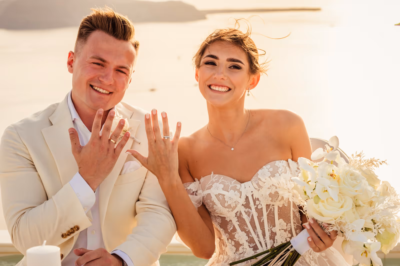 Ślub w Grecji. Santorini. Taras nr. 11. Zdjęcie nr. 24