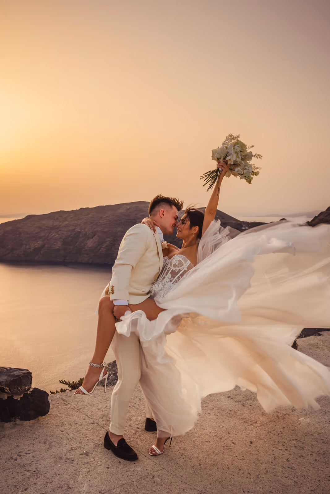 Ślub w Grecji. Santorini. Taras nr. 11. Zdjęcie nr. 44