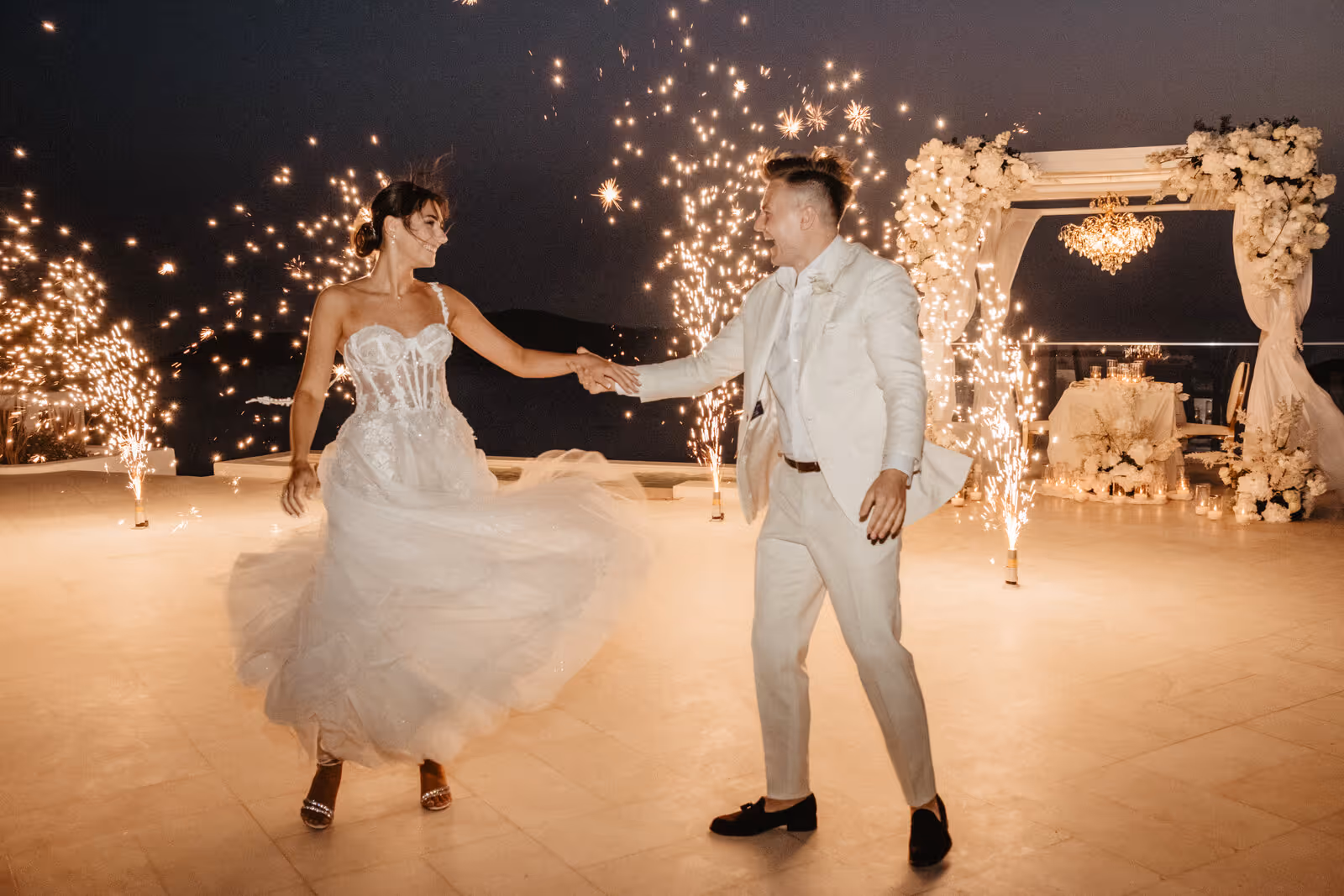 Ślub w Grecji. Santorini. Taras nr. 11. Zdjęcie nr. 48
