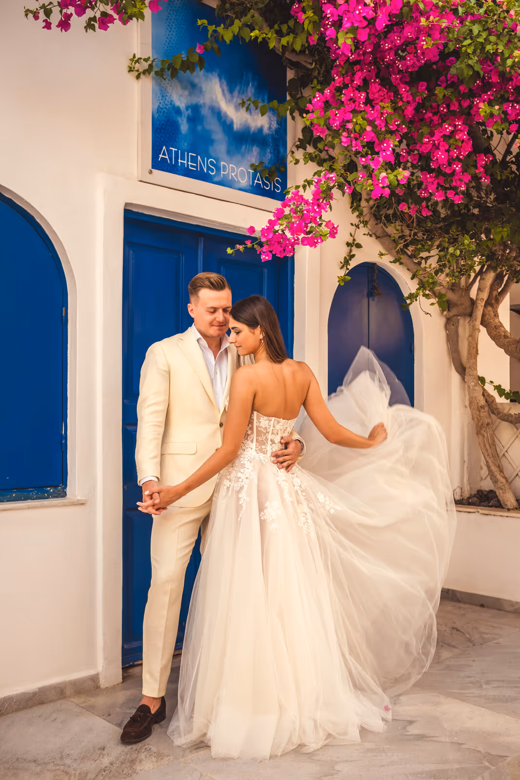 Ślub w Grecji. Santorini. Taras nr. 11. Zdjęcie nr. 51