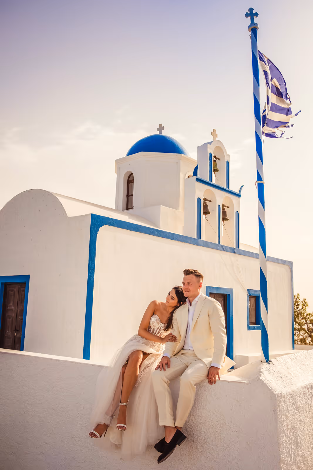 Ślub w Grecji. Santorini. Taras nr. 11. Zdjęcie nr. 53