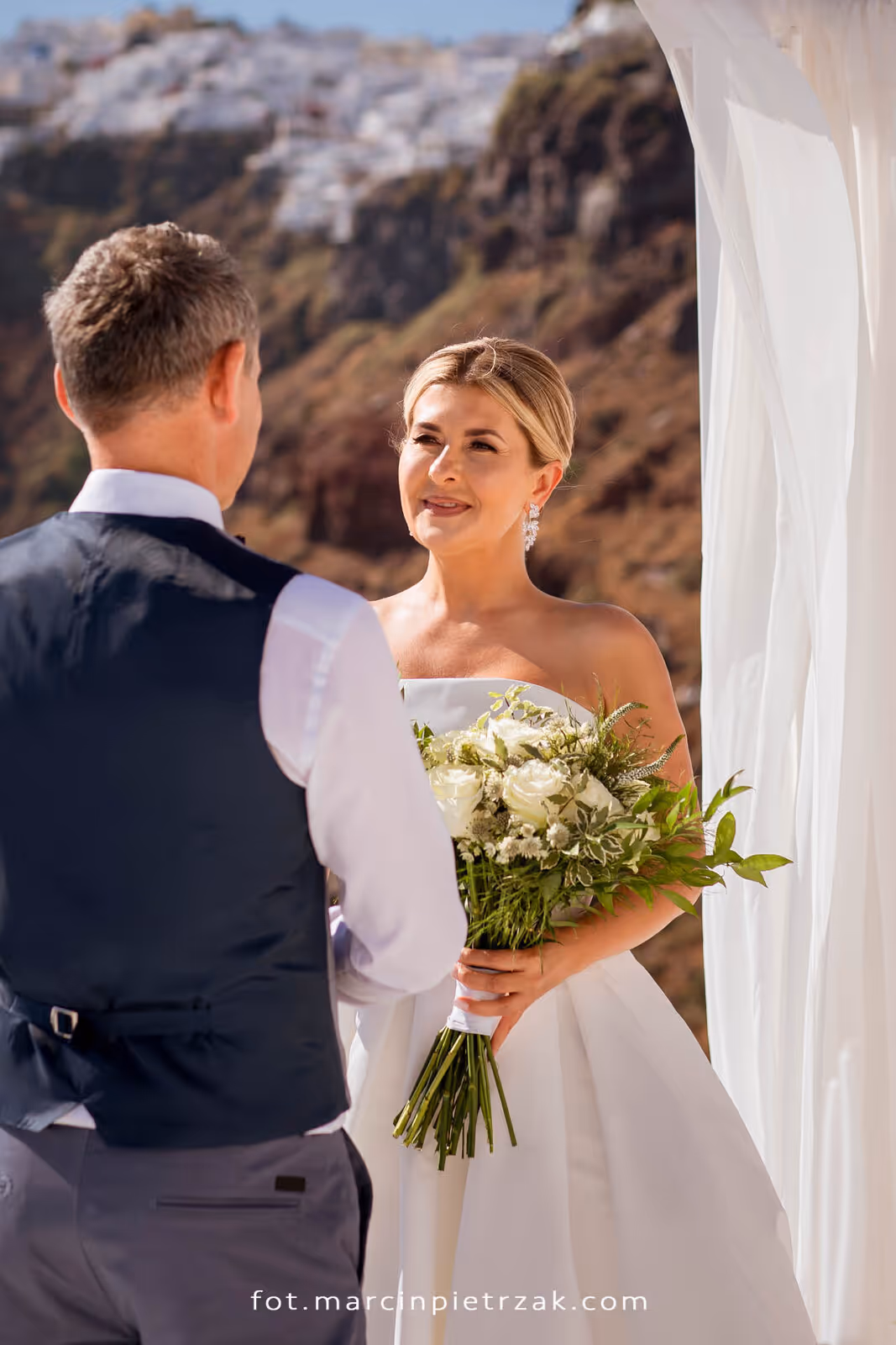 Ślub w Grecji - Santorini. Taras nr. 6. Zdjęcie nr. 19