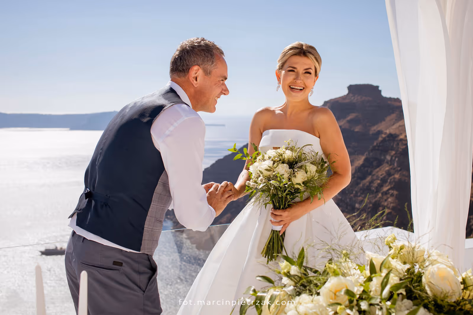 Ślub w Grecji - Santorini. Taras nr. 6. Zdjęcie nr. 20