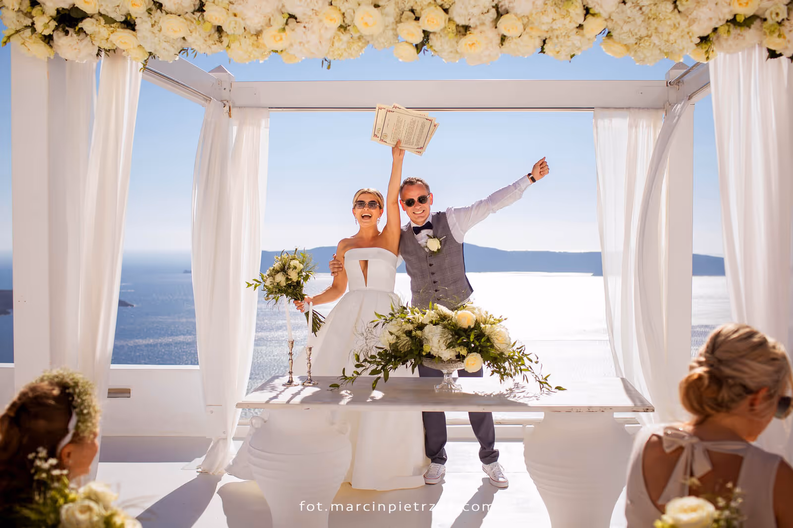 Ślub w Grecji - Santorini. Taras nr. 6. Zdjęcie nr. 28