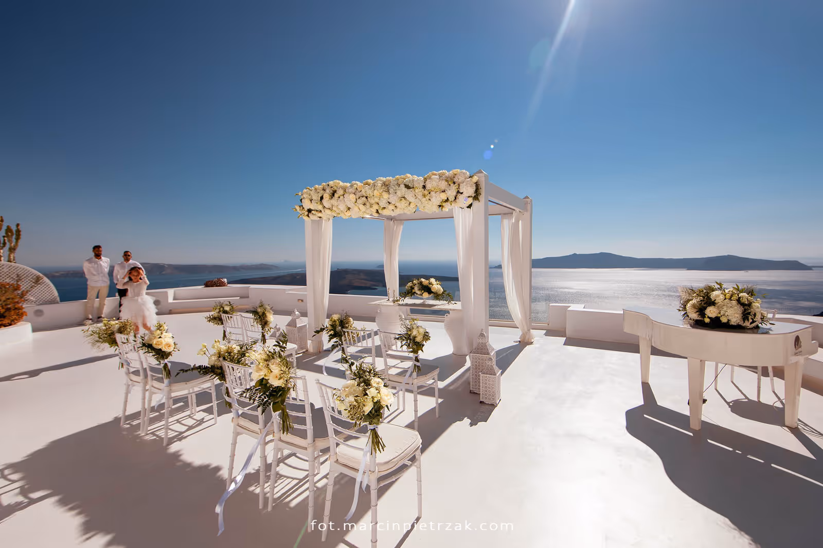 Ślub w Grecji - Santorini. Taras nr. 6. Zdjęcie nr. 7