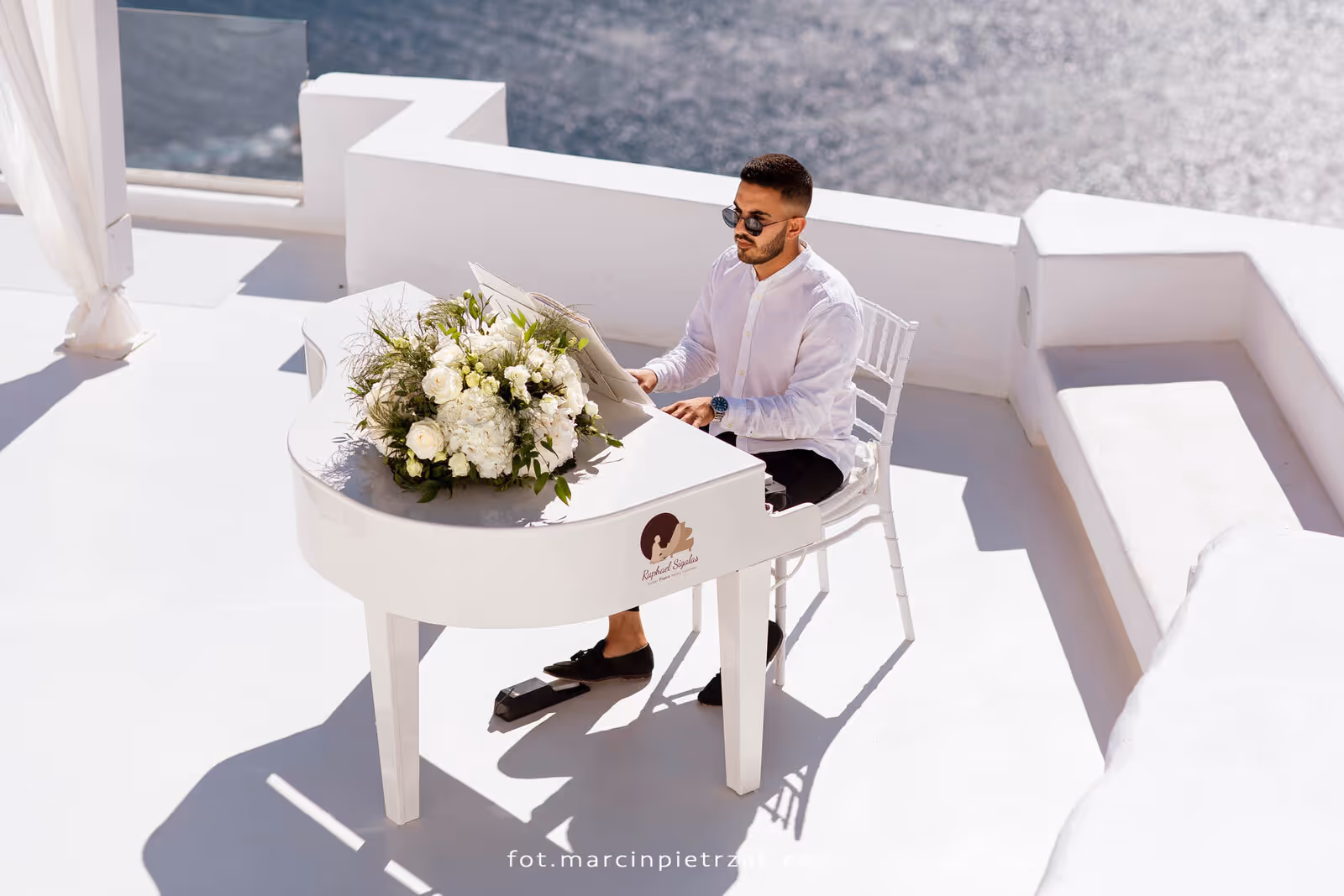 Ślub w Grecji - Santorini. Taras nr. 6. Zdjęcie nr. 9