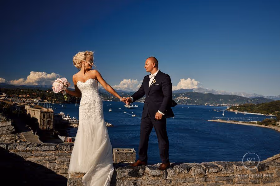 Ślub we Włoszech - Liguria (ślub) + Toskania (przyjęcie). Zdjęcie nr. 17