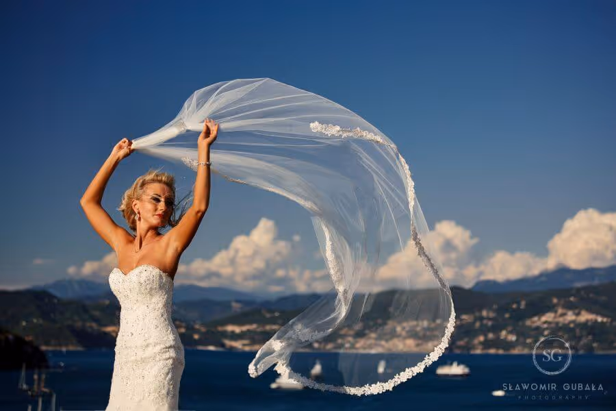 Ślub we Włoszech - Liguria (ślub) + Toskania (przyjęcie). Zdjęcie nr. 18