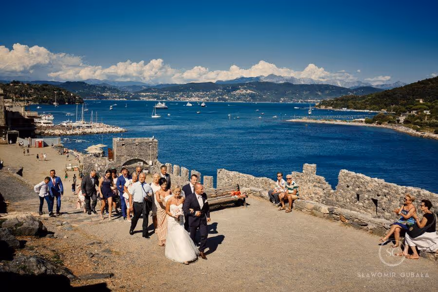 Ślub we Włoszech - Liguria (ślub) + Toskania (przyjęcie). Zdjęcie nr. 2