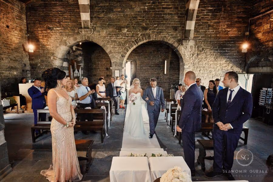 Ślub we Włoszech - Liguria (ślub) + Toskania (przyjęcie). Zdjęcie nr. 3