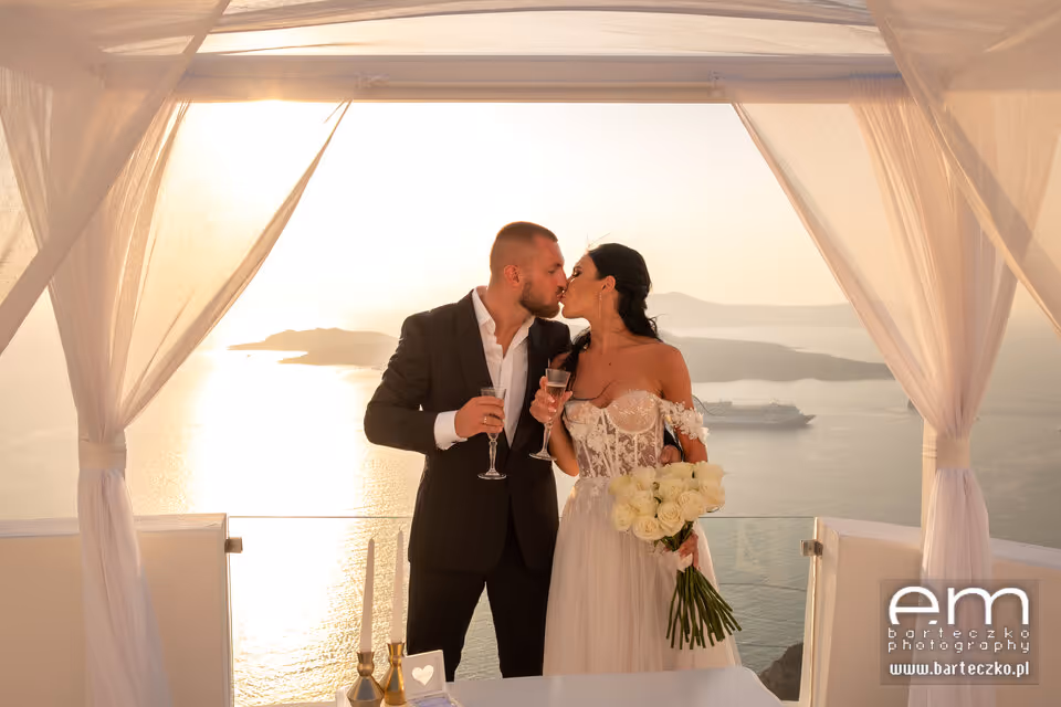 Ślub w Grecji - Santorini. Taras nr. 2. Zdjęcie nr. 10