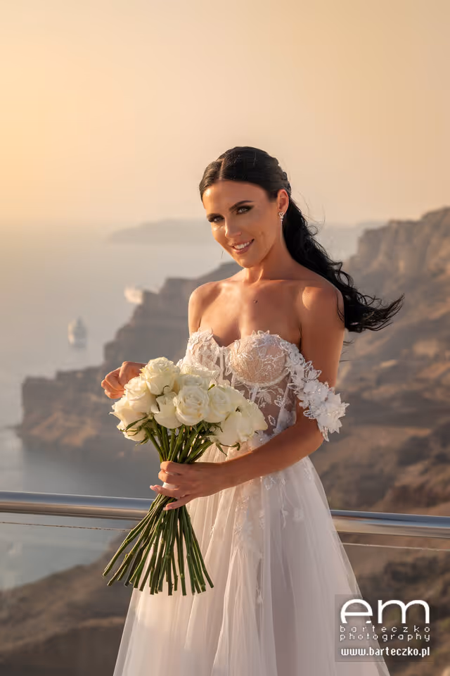 Ślub w Grecji - Santorini. Taras nr. 2. Zdjęcie nr. 2