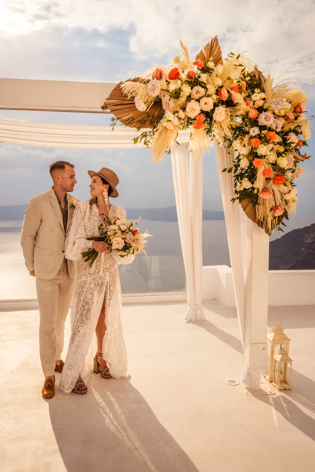 Ślub w Grecji. Santorini. Taras nr. 6. Zdjęcie nr. 15