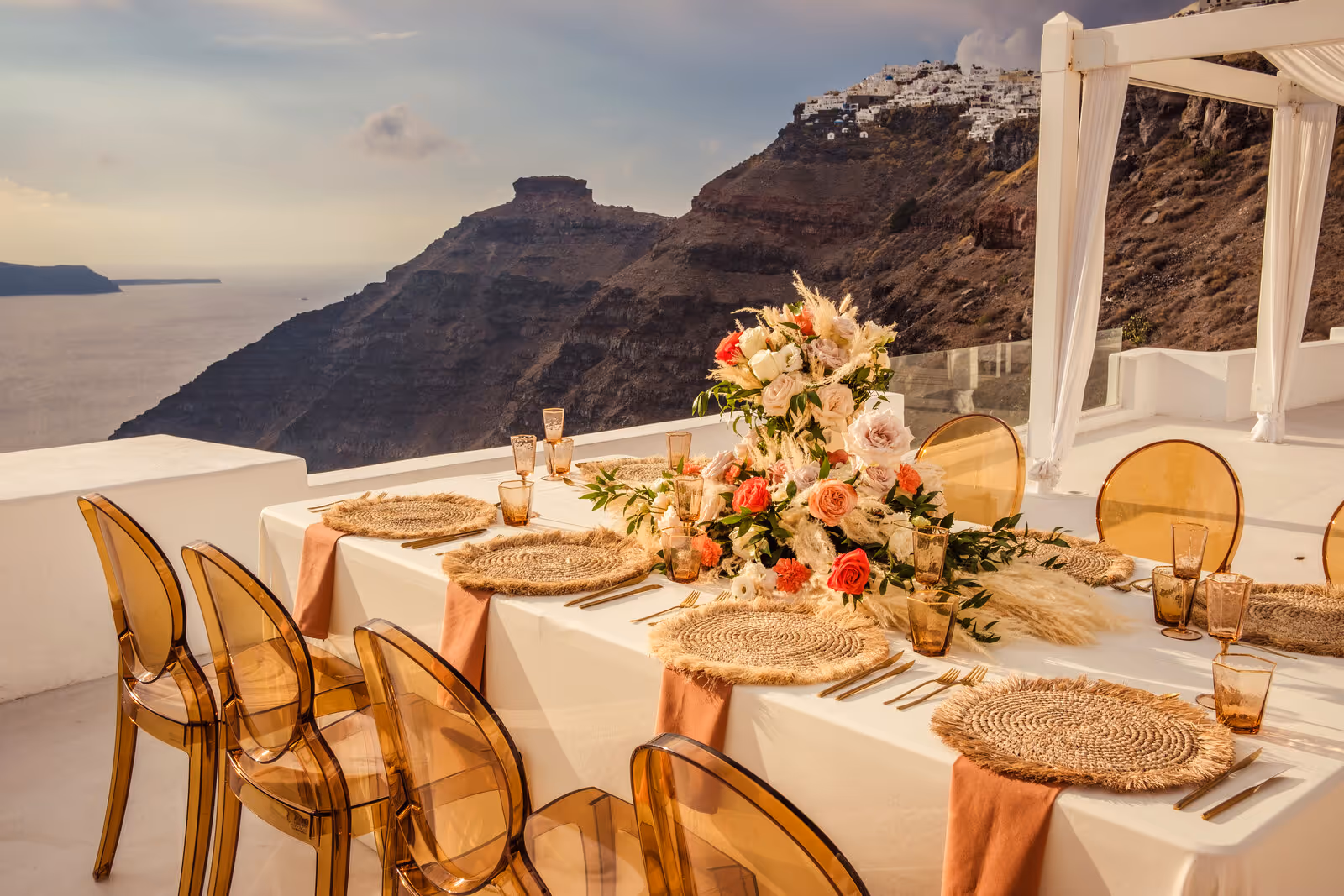 Ślub w Grecji. Santorini. Taras nr. 6. Zdjęcie nr. 23