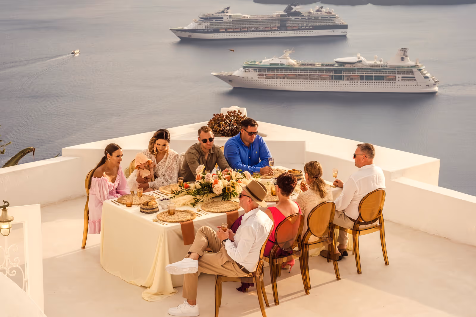 Ślub w Grecji. Santorini. Taras nr. 6. Zdjęcie nr. 27