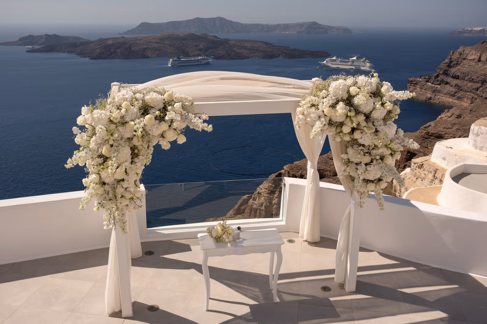 Ślub w Grecji. Santorini. Taras nr. 2. Zdjęcie nr. 18