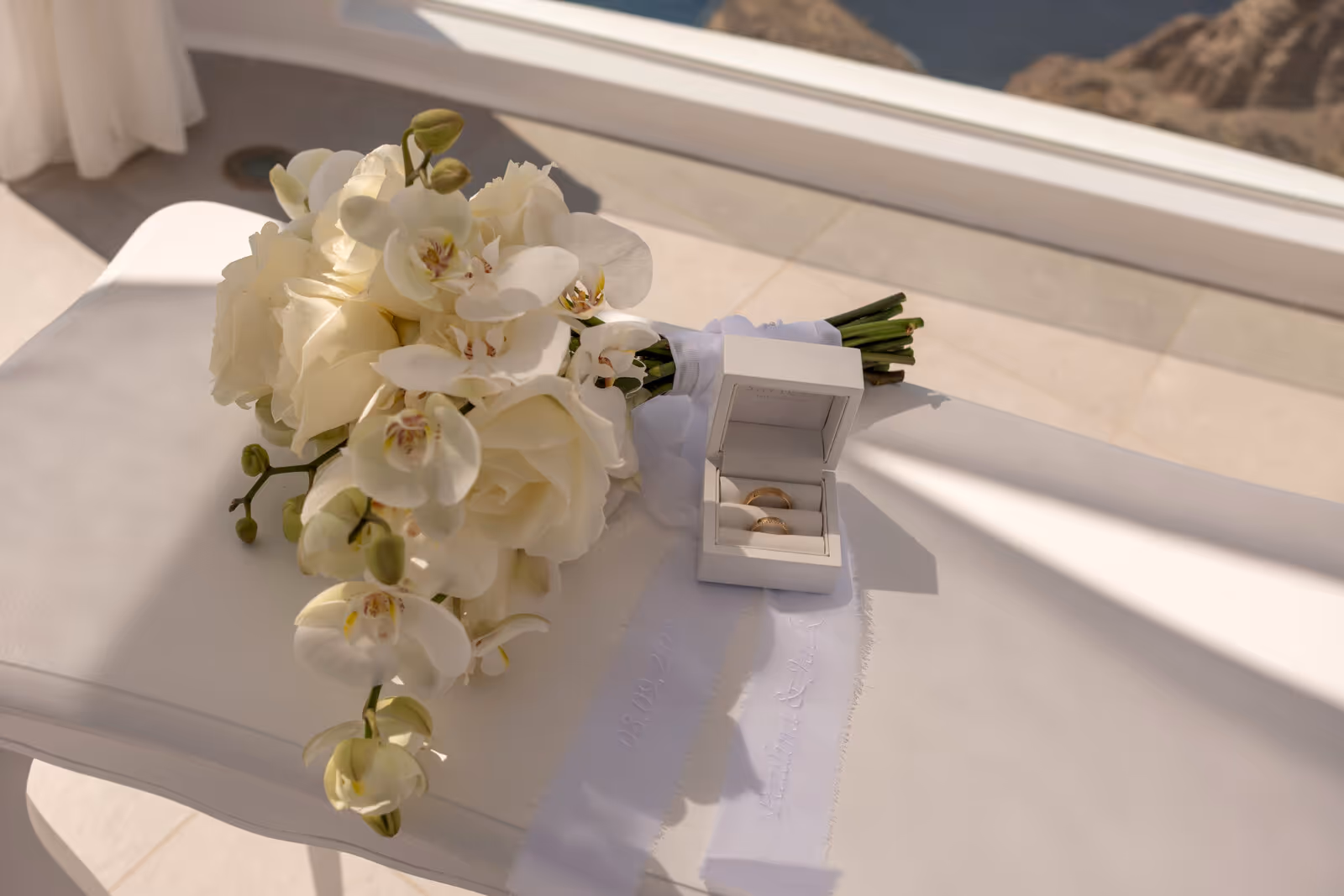 Ślub w Grecji. Santorini. Taras nr. 2. Zdjęcie nr. 21