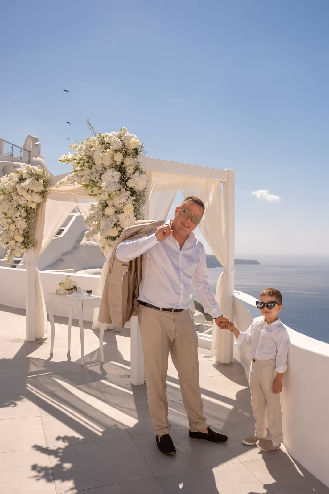 Ślub w Grecji. Santorini. Taras nr. 2. Zdjęcie nr. 22
