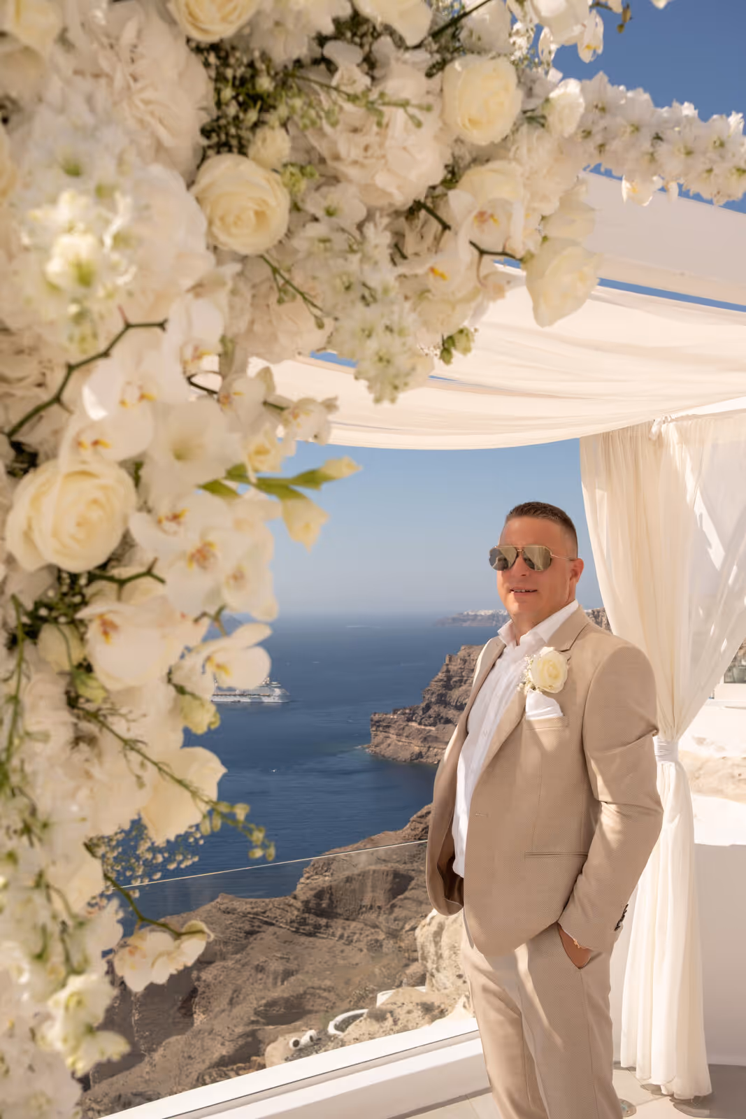 Ślub w Grecji. Santorini. Taras nr. 2. Zdjęcie nr. 29