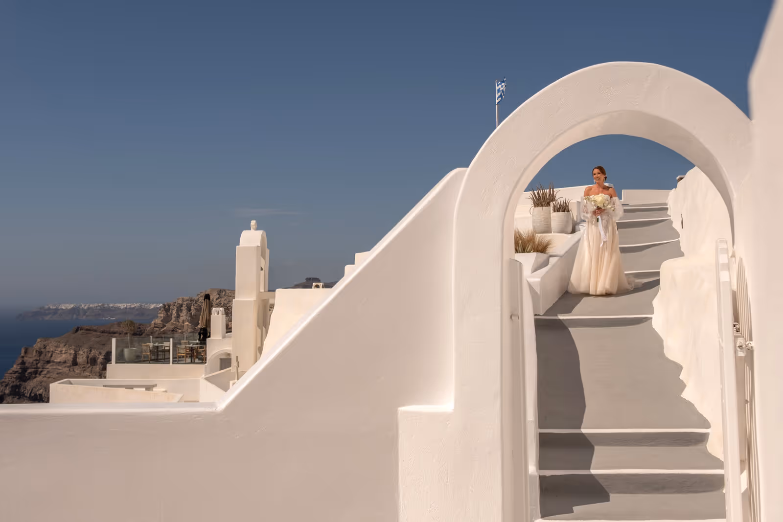 Ślub w Grecji. Santorini. Taras nr. 2. Zdjęcie nr. 32