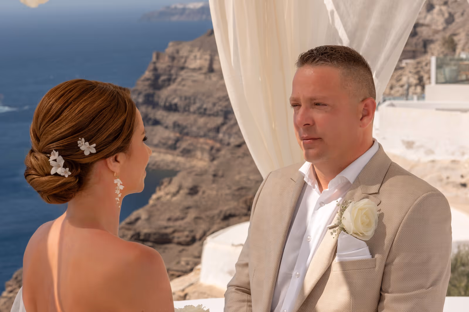 Ślub w Grecji. Santorini. Taras nr. 2. Zdjęcie nr. 39