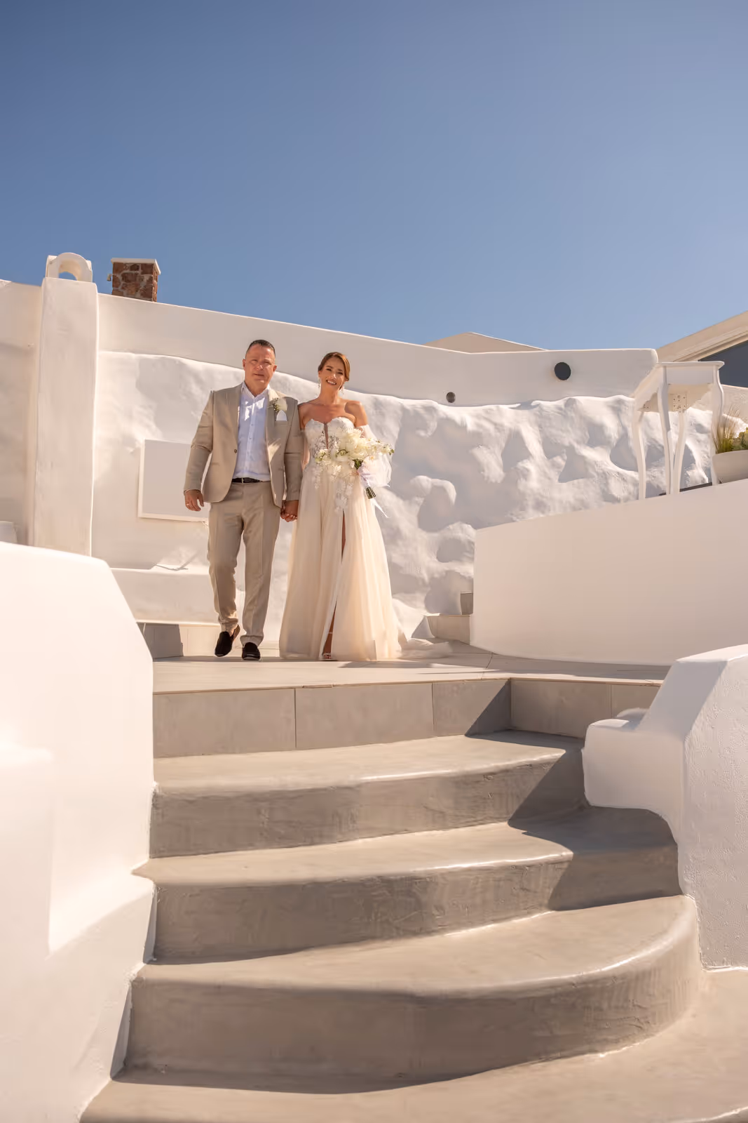 Ślub w Grecji. Santorini. Taras nr. 2. Zdjęcie nr. 48