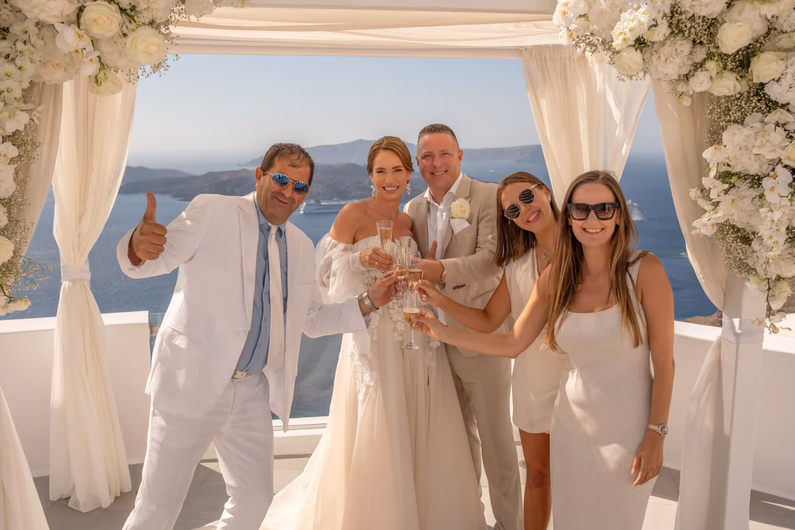 Ślub w Grecji. Santorini. Taras nr. 2. Zdjęcie nr. 51